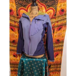 Patagonia Womens M Regulator R1 Shell  Triolet Jacket Snow Wind Hike Climb; Purp